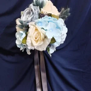 Gri Kurdele Detaylı Buket