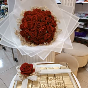 Klasik Kırmızı İsteme Çiçeği