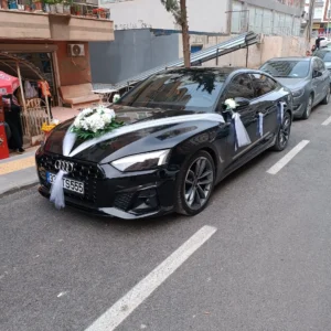 Pastel Tonlarda Gelin Arabası Süsleme